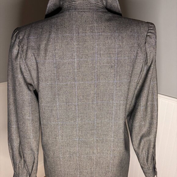 Yves Saint Laurent Rive Gauche Vintage Gaberdine Wool Jacket size 40 - Picture 6 of 8